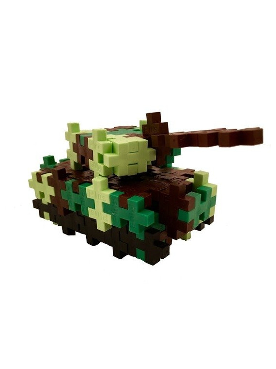 Plus-Plus, Mini Tuba Kamuflaż - 100 szt