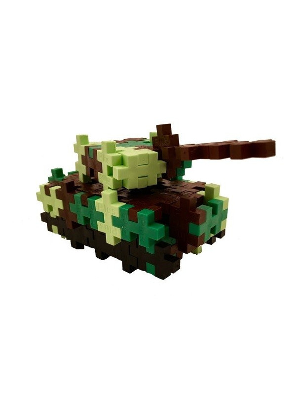 Plus-Plus, Mini Tuba Kamuflaż - 100 szt