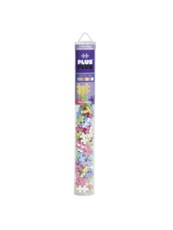 Plus-Plus, Mini Pastel Tuba - 100 szt