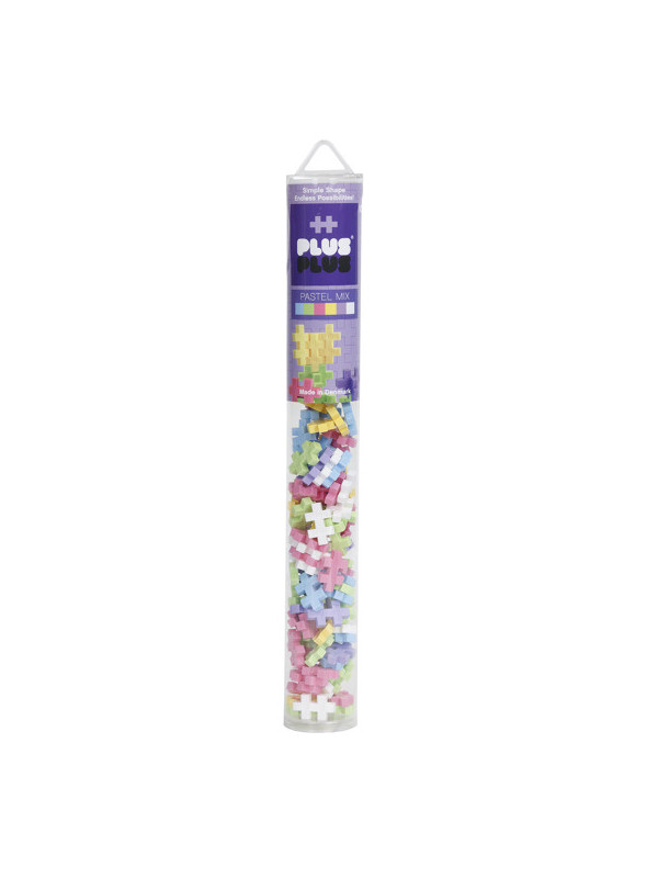 Plus-Plus, Mini Pastel Tuba - 100 szt