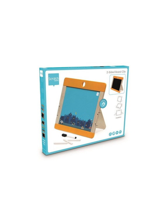 Scratch, Dwustronna Tablica Magnetyczna Miasto USZKODZONE OPAKOWANIE RABAT 10%