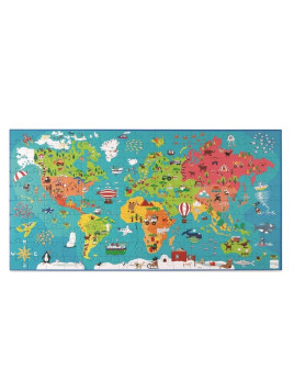 Puzzle Scratch Mapa Świata