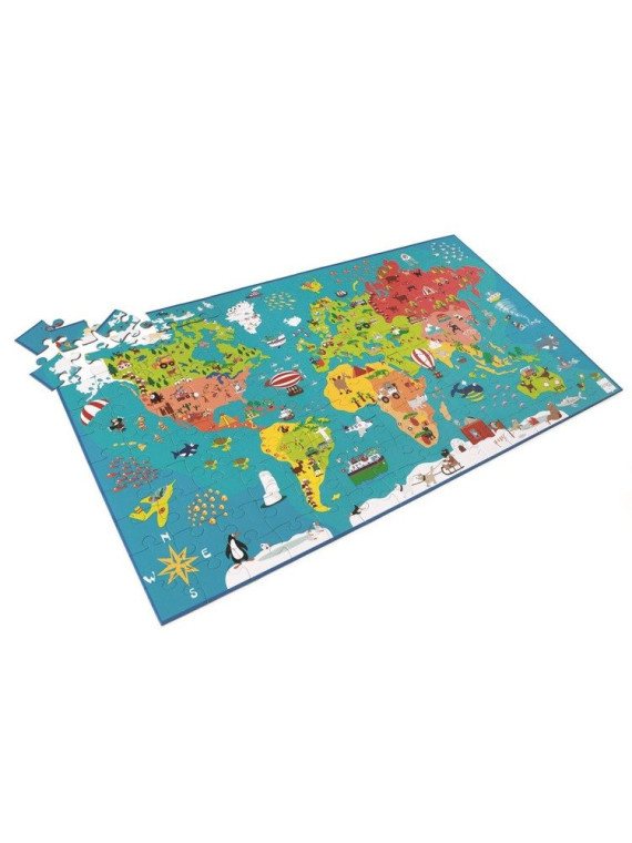 Puzzle Scratch Mapa Świata