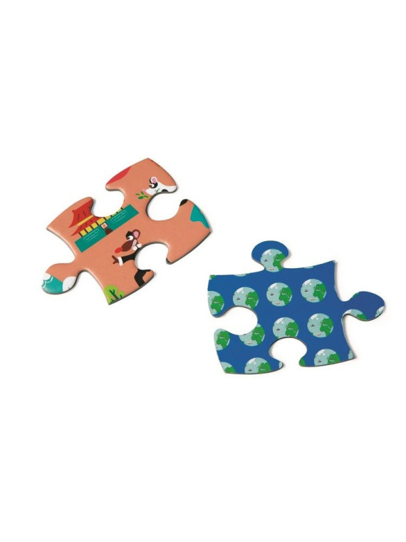 Puzzle Scratch Mapa Świata