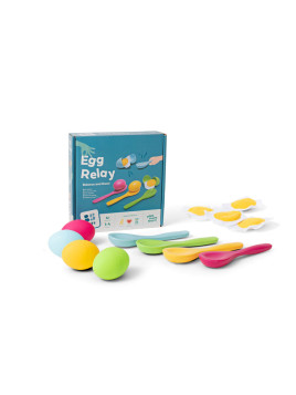 Gra dla dzieci jajka - BS Toys Wyścig Jajko Na Łyżce
