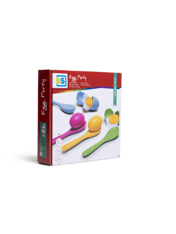 Gra dla dzieci jajka - BS Toys Wyścig Jajko Na Łyżce