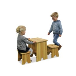 Zestaw piknikowy Junior (L) EXIT (stolik+2 stołki)