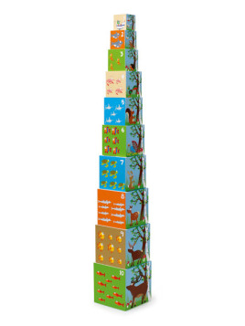 Scratch, Piramida edukacyjna ZWIERZĘTA ŚWIATA 2 (10 elementów)