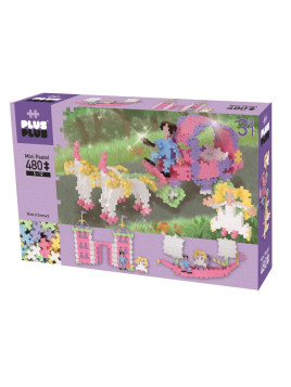 Plus-Plus, Mini Pastel - 480 szt. 3w1 Księżniczka i kareta