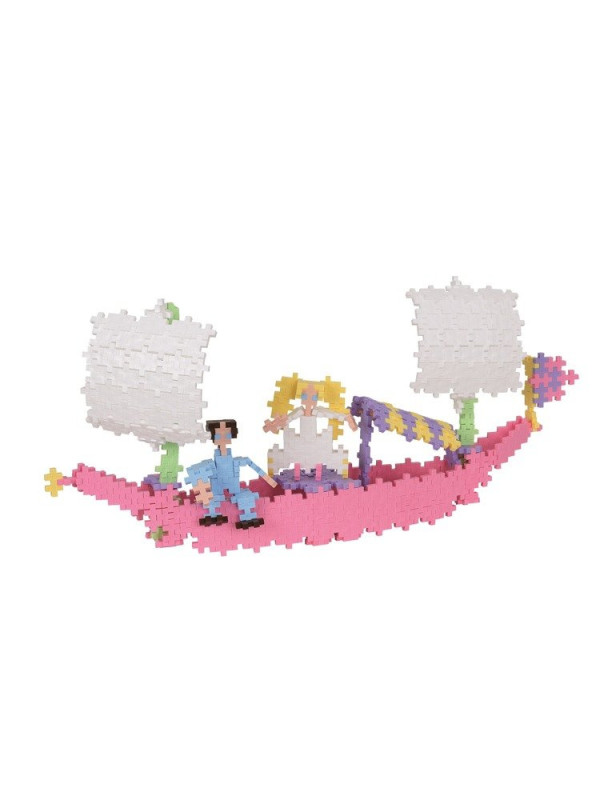 Plus-Plus, Mini Pastel - 480 szt. 3w1 Księżniczka i kareta