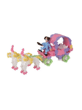 Plus-Plus, Mini Pastel - 480 szt. 3w1 Księżniczka i kareta