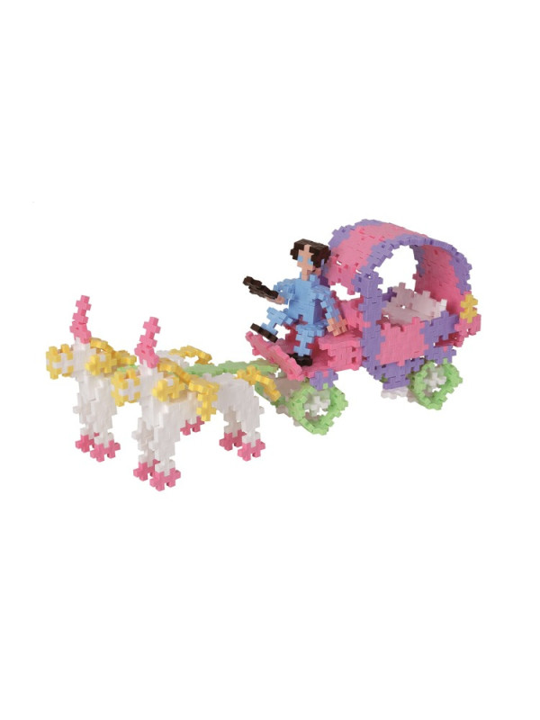 Plus-Plus, Mini Pastel - 480 szt. 3w1 Księżniczka i kareta