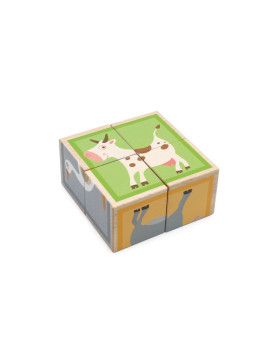 Scratch, Puzzle 4 Klocki FARMA 2 - uszkodzone opakowanie RABAT 5%