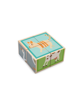Scratch, Puzzle 4 Klocki FARMA 2 - uszkodzone opakowanie RABAT 5%