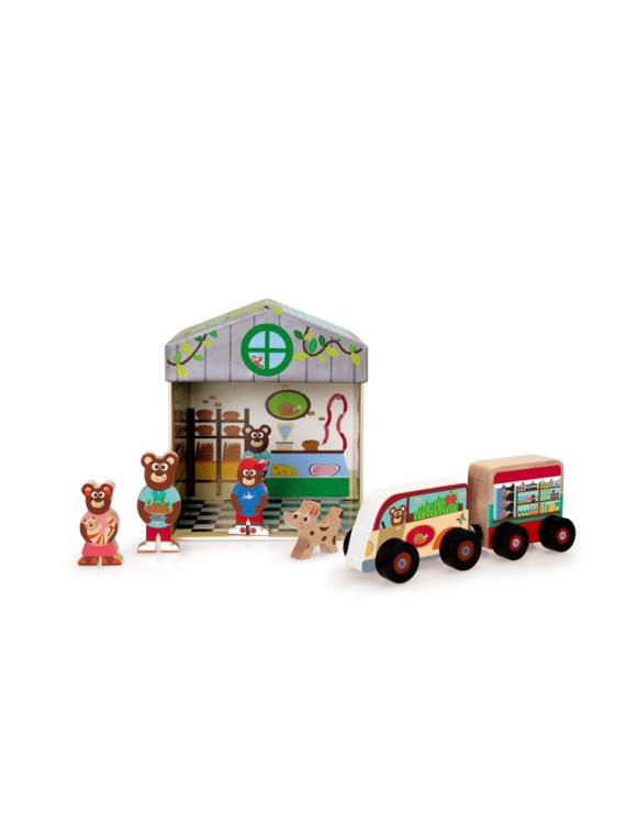 Scratch, Domek Sklep 2w1  USZKODZONE  RABAT 10%