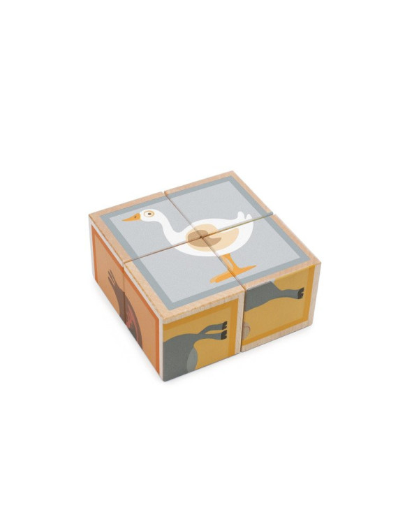 Scratch, Puzzle 4 Klocki FARMA 2 - uszkodzone opakowanie RABAT 5%
