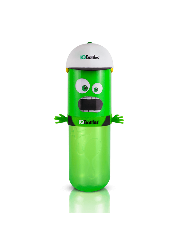 IQBottles, Bidon-butelka 2w1 Green/White cap