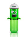 IQBottles, Bidon-butelka 2w1 Green/White cap