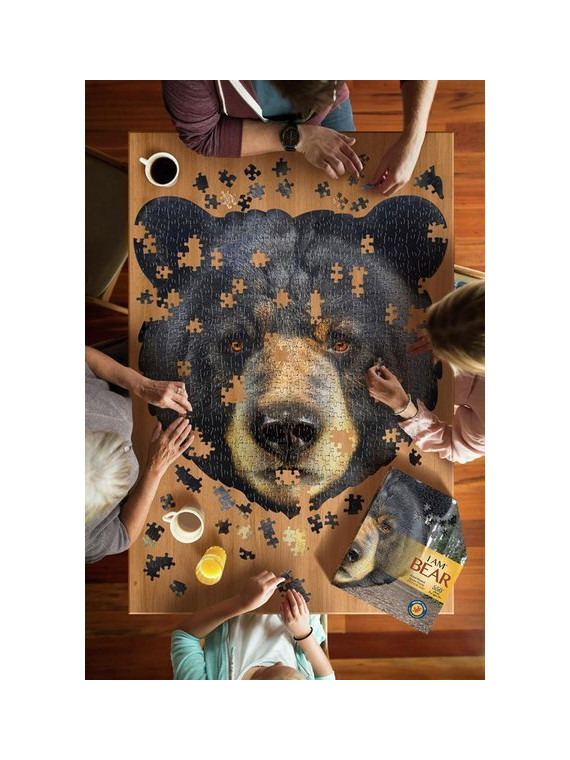 MADD CAPP,  Puzzle konturowe I AM - Niedźwiedź 550 elem.