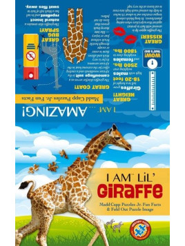 MADD CAPP,  Puzzle konturowe I AM LIL' - Żyrafa 100 elem.