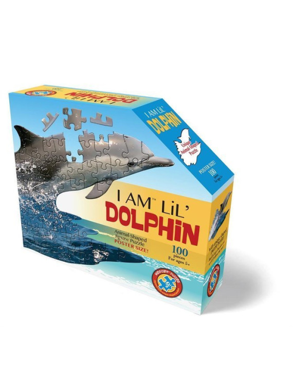 MADD CAPP,  Puzzle konturowe I AM LIL' - Delfin 100 elem.