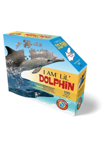 MADD CAPP,  Puzzle konturowe I AM LIL' - Delfin 100 elem.