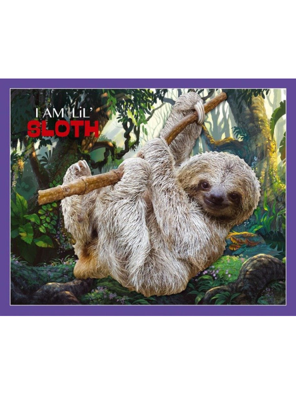 MADD CAPP,  Puzzle konturowe I AM LIL' - Leniwiec 100 elem.