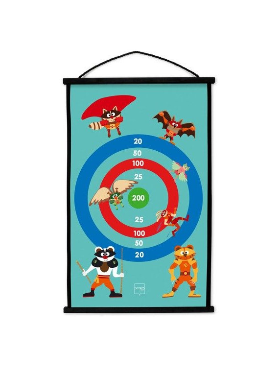 Scratch, START TO DART - rzutki Superbohater