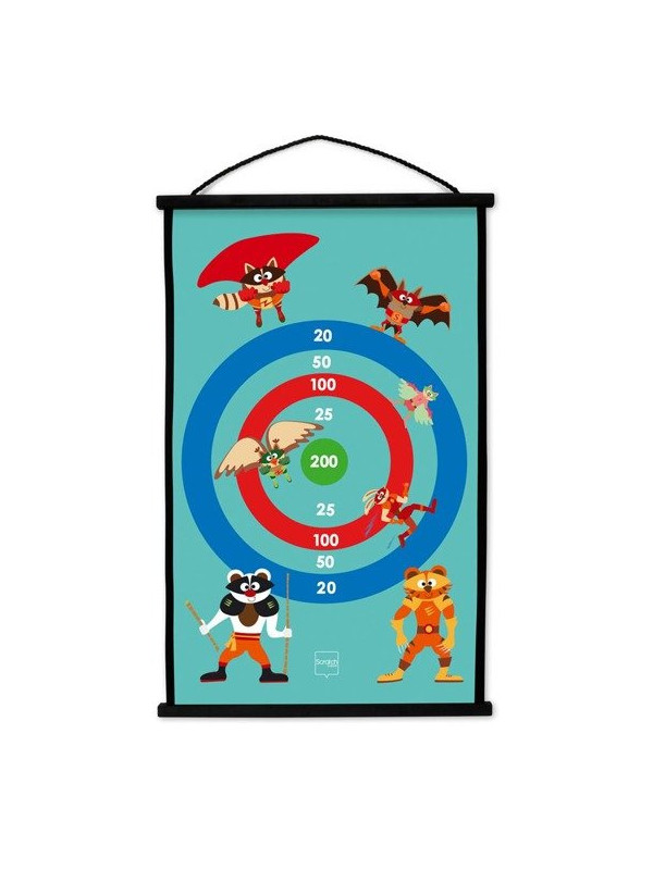 Scratch, START TO DART - rzutki Superbohater