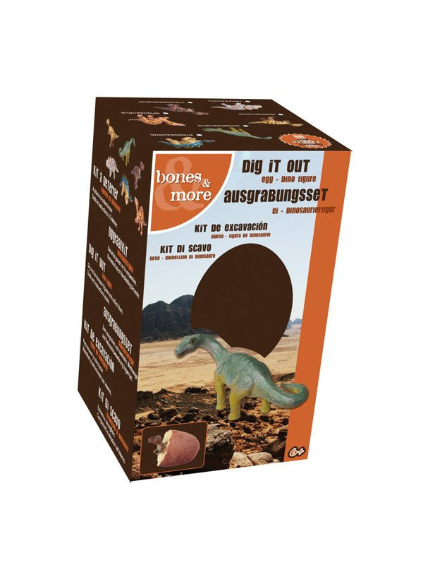 Bones&More, Duża figurka dinozaura - wykopalisko z jajka 10 cm