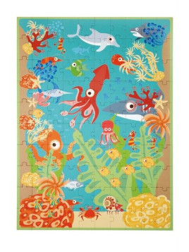 Scratch, Puzzle OCEAN 100 szt. USZKODZONE OPAKOWANIE RABAT 10%