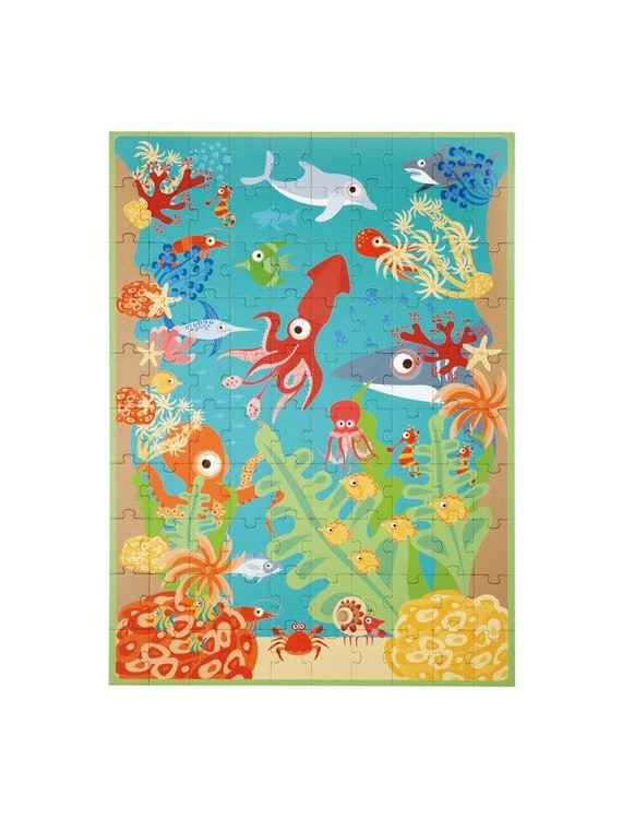 Scratch, Puzzle OCEAN 100 szt. USZKODZONE OPAKOWANIE RABAT 10%