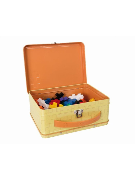 Plus-Plus, BIG Basic - 70 szt  walizka metal + książeczka