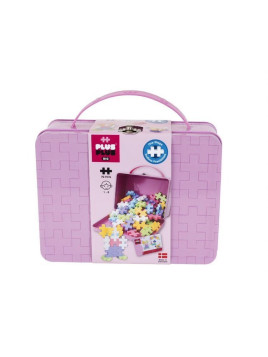 Plus-Plus, BIG Pastel - 70 szt  walizka metal + książeczka