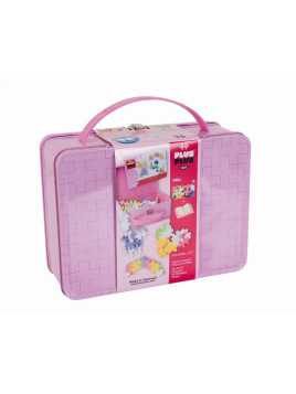 Plus-Plus, BIG Pastel - 70 szt  walizka metal + książeczka