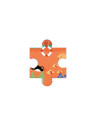 Scratch, Puzzle konturowe Pelikan 24 elem.