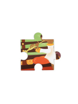 Scratch, Puzzle konturowe Słoń 37 elem.
