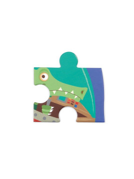 Scratch, Puzzle konturowe Rakieta i kosmos 60 elem.