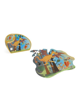 Scratch, Puzzle konturowe Smok 60 elem.