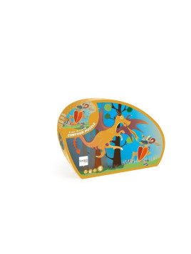 Scratch, Puzzle konturowe Smok 60 elem.