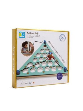 BS Toys, drewniana gra zręcznościowa Uratuj Ralfa