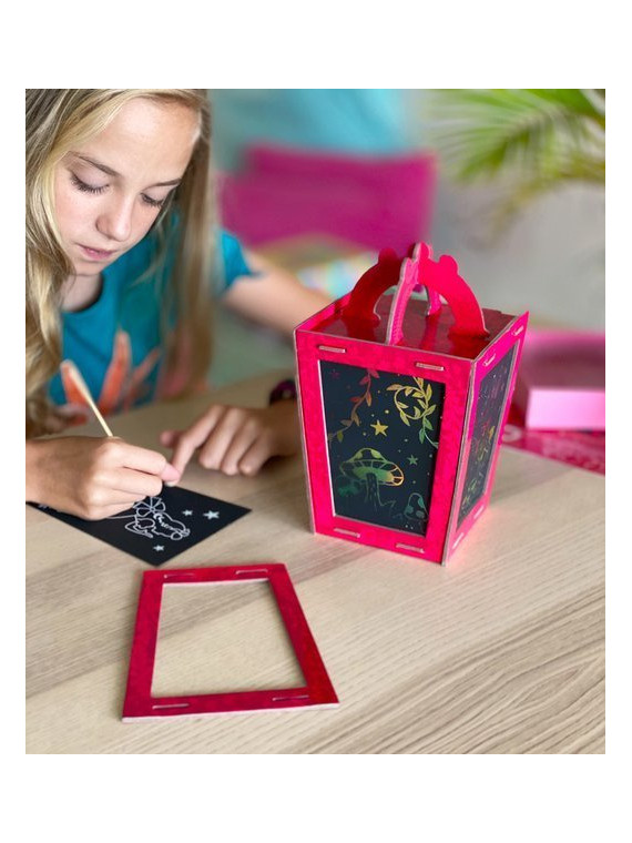 Zestaw Kreatywny  Zdrapka Lampion