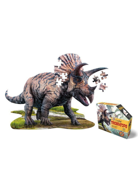 Puzzle Konturowe Madd Capp Triceratops 100 Elementów
