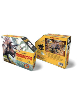 Puzzle Konturowe Madd Capp Triceratops 100 Elementów