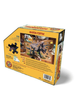 Puzzle Konturowe Madd Capp Triceratops 100 Elementów