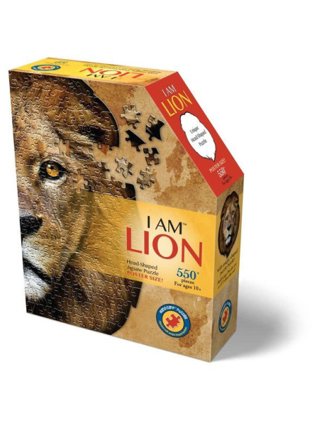 MADD CAPP,  Puzzle konturowe I AM - Lew 550 elem.