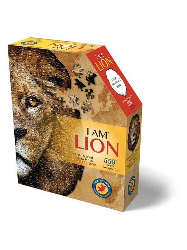 MADD CAPP,  Puzzle konturowe I AM - Lew 550 elem.