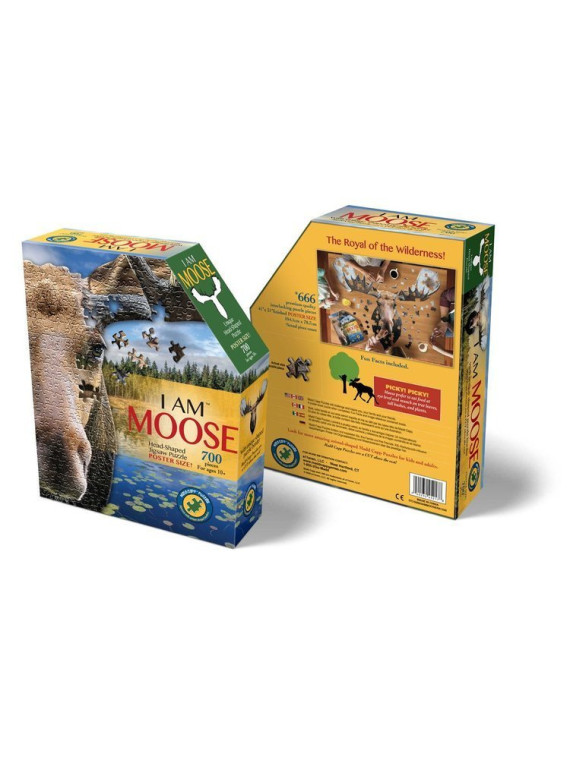 Puzzle konturowe dla dzieci - gra Madd Capp I Am Moose 700 el