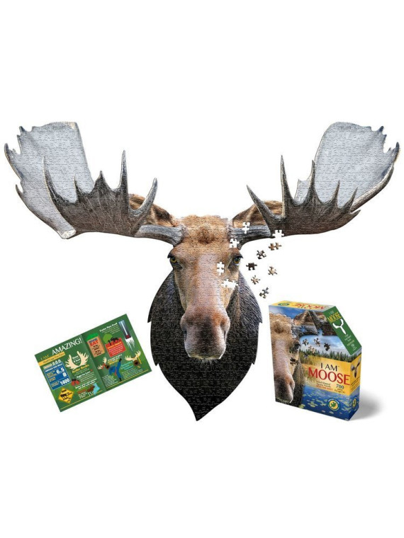Puzzle konturowe dla dzieci - gra Madd Capp I Am Moose 700 el