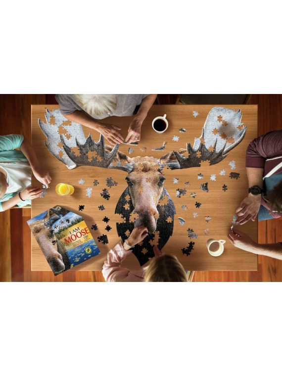Puzzle konturowe dla dzieci - gra Madd Capp I Am Moose 700 el